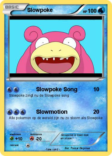 Pokemon Slowpoke