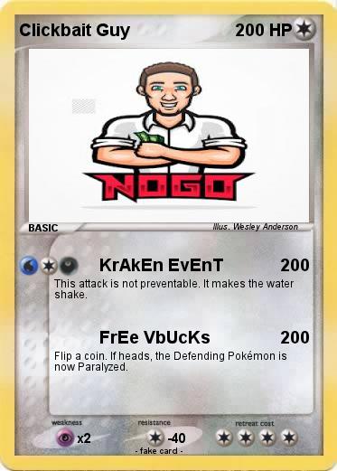 Pokemon Clickbait Guy