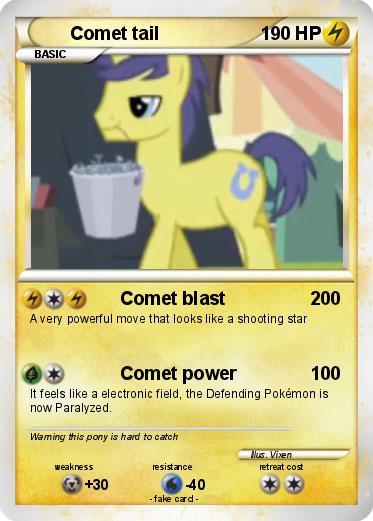 Pokemon Comet tail