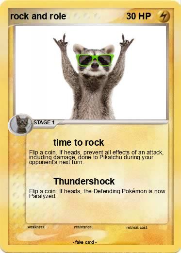 Pokemon rock and role