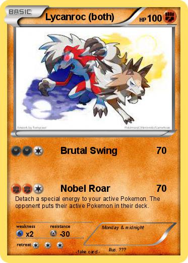 Pokemon Lycanroc (both)