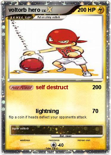 Pokemon voltorb hero