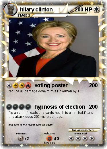 Pokemon hilary clinton