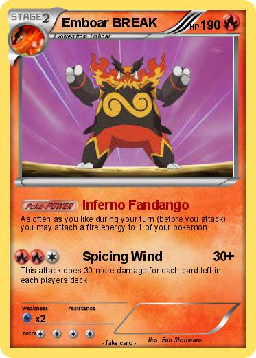 Pokemon Emboar BREAK
