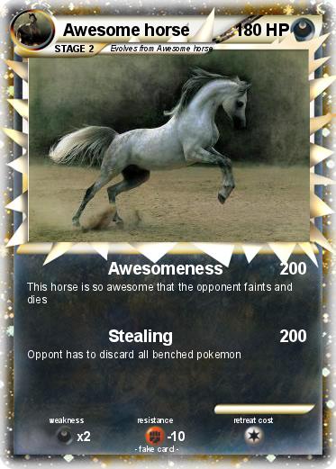 Pokemon Awesome horse