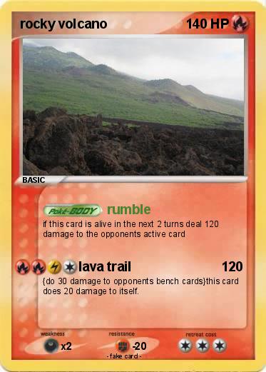 Pokemon rocky volcano