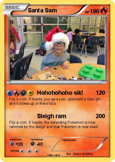 Pokemon Santa Sam