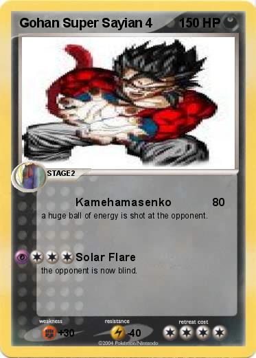 Pokemon Gohan Super Sayian 4