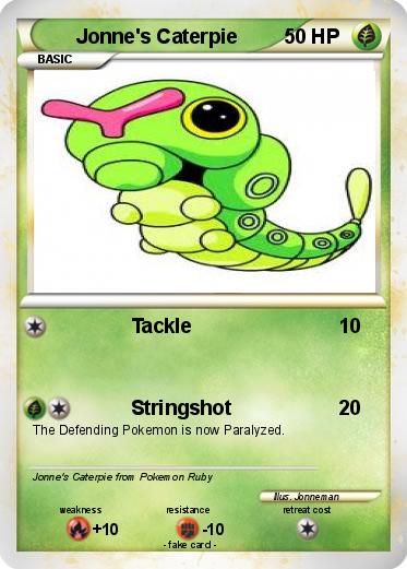 Pokemon Jonne's Caterpie