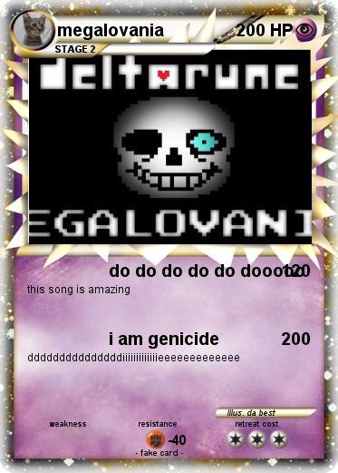 Pokemon megalovania