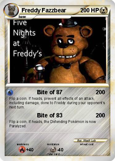 Pokemon Freddy Fazzbear