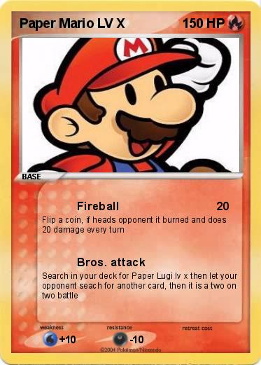 Pokemon Paper Mario LV X