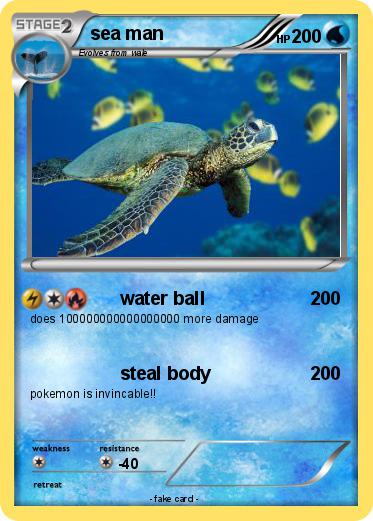 Pokemon sea man