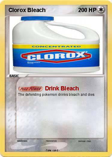 Pokemon Clorox Bleach