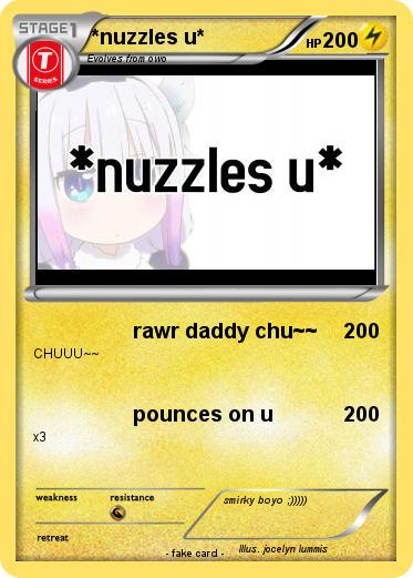 Pokemon *nuzzles u*