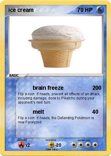 Pokemon ice cream