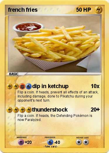 Pokemon french fries