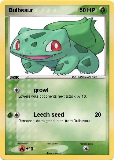 Pokemon Bulbsaur
