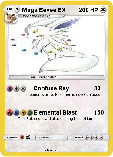Pokemon Mega Eevee EX