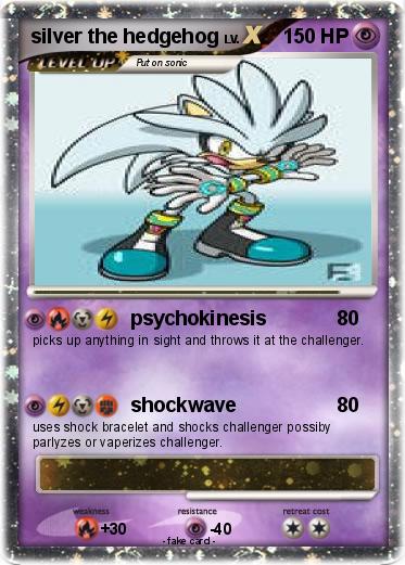Pokemon silver the hedgehog
