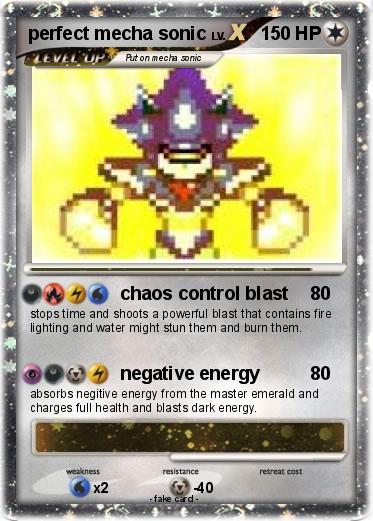 Pokemon perfect mecha sonic
