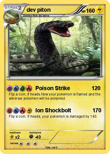Pokemon dev piton