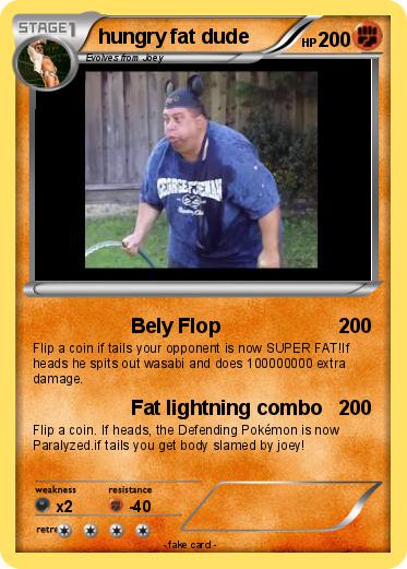 Pokemon hungry fat dude