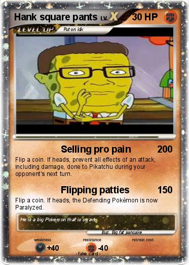 Pokemon Hank square pants