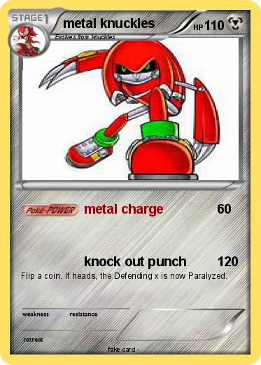 Pokemon metal knuckles