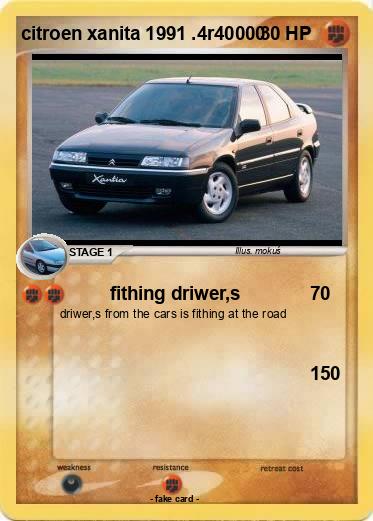 Pokemon citroen xanita 1991 .4r40000