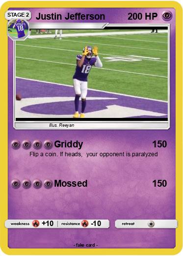 Pokemon Justin Jefferson