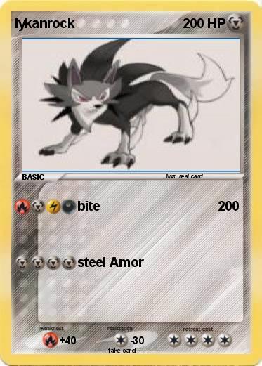 Pokemon lykanrock