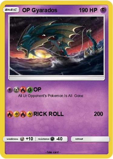 Pokemon OP Gyarados