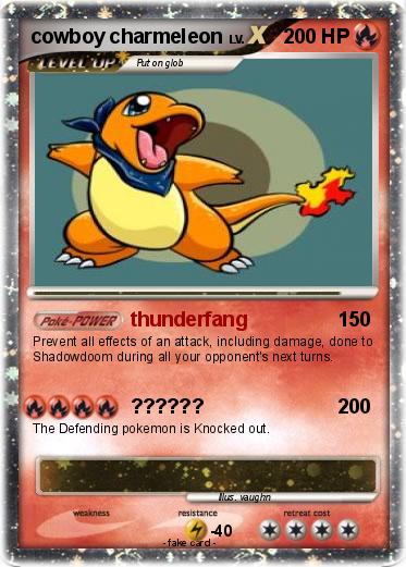 Pokemon cowboy charmeleon