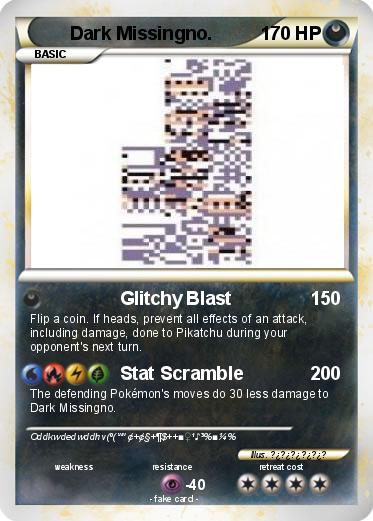 Pokemon Dark Missingno.