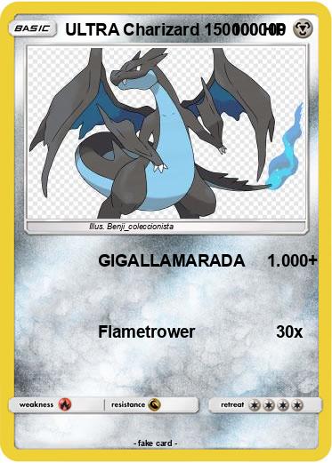 Pokemon ULTRA Charizard 150000000