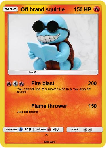 Pokemon Off brand squirtle
