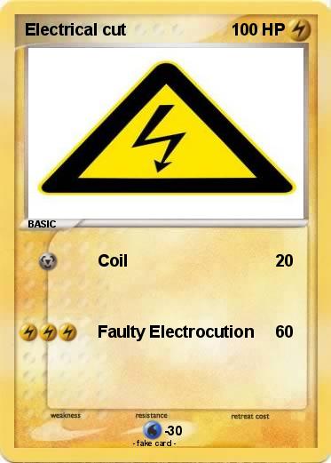 Pokemon Electrical cut
