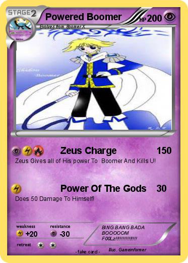 Pokemon Powered Boomer