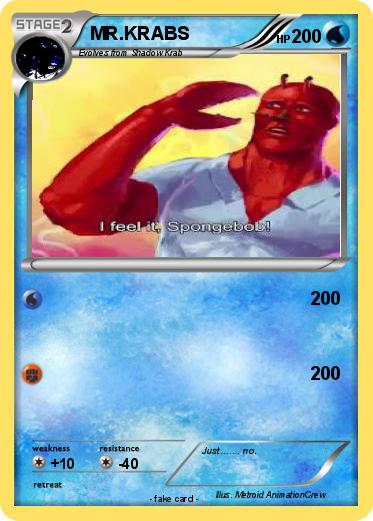 Pokemon MR.KRABS