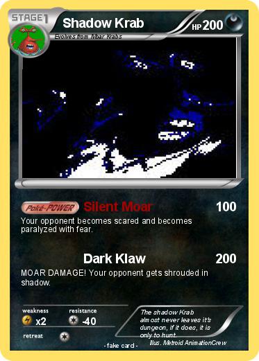 Pokemon Shadow Krab