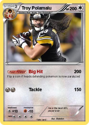 Pokemon Troy Polamalu