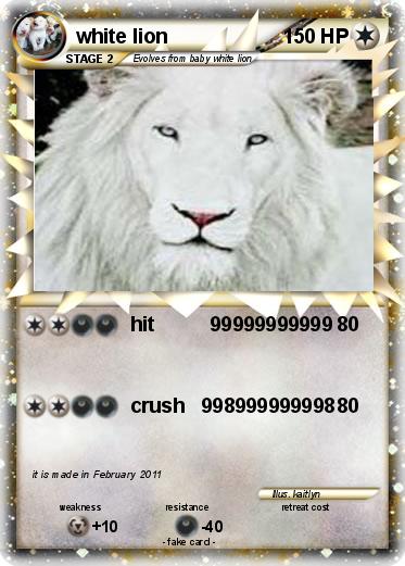 Pokemon white lion