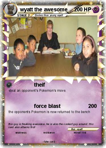 Pokemon wyatt the awesome