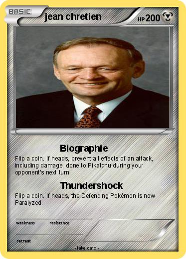 Pokemon jean chretien