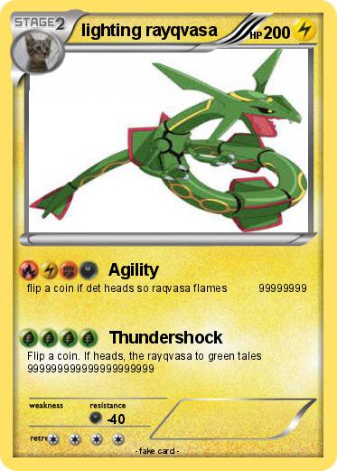Pokemon lighting rayqvasa
