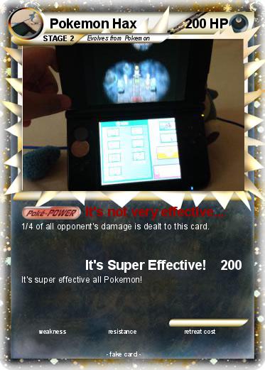 Pokemon Pokemon Hax