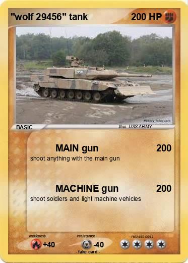 Pokemon "wolf 29456" tank