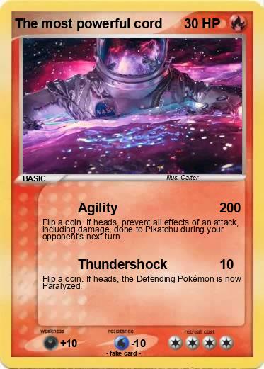 Pokemon The most powerful cord