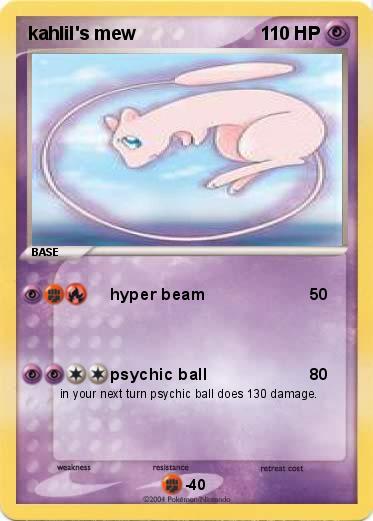 Pokemon kahlil's mew
